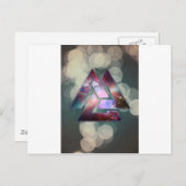 Cosmic Triple Knot Postkarte (Vorne/Hinten)