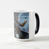 Cosmic Uhrwerk Mage Fantasy Sci-Fi Kunst Verwandlungstasse (VorderseiteRechts)