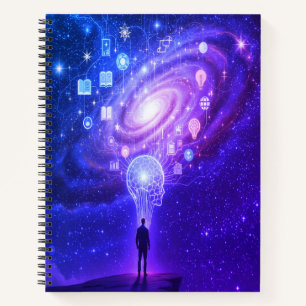 Cosmic Vision Spiral Notebook Notizblock