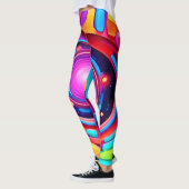 Cosmic Vortex: Eine Neon Odyssey Leggings (Links)