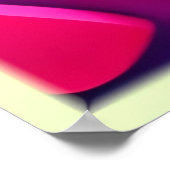 Cosmic Vortex: Eine Neon Odyssey Poster (Ecke)