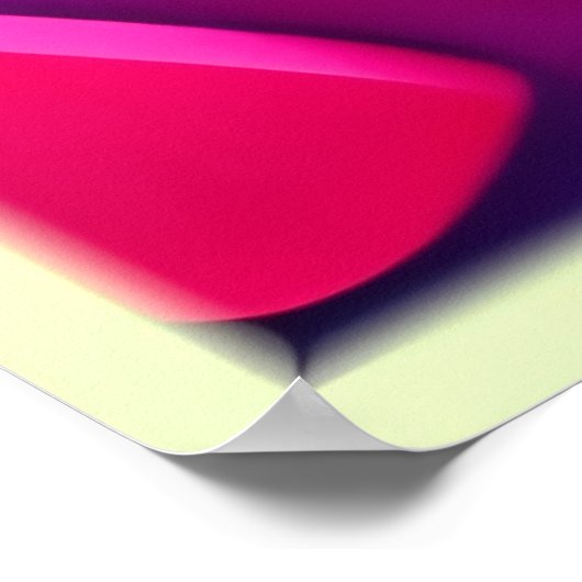 Cosmic Vortex: Eine Neon Odyssey Poster (Ecke)