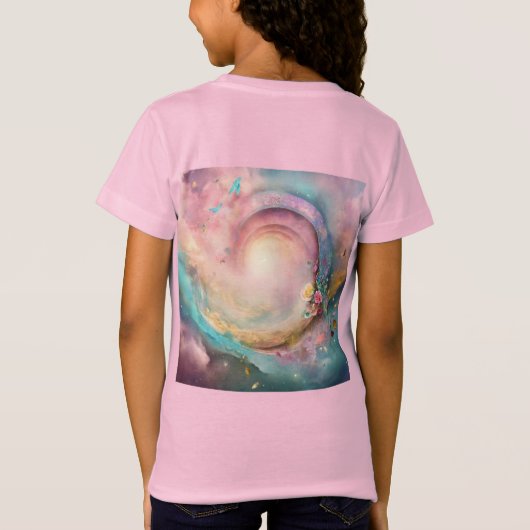 Cosmic Vortex Gravity-Inspiriert T - Shirt Design (Rückseite)