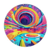 Cosmic Vortex in einer lebhaften Reise Schneidebrett (Vorderseite)