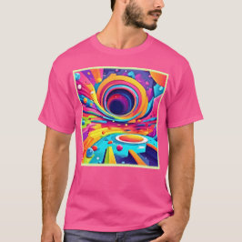 Cosmic Vortex in einer lebhaften Reise T-Shirt