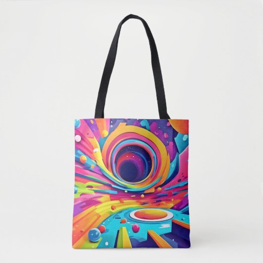 Cosmic Vortex in einer lebhaften Reise Tasche (Vorderseite)