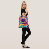 Cosmic Vortex in einer lebhaften Reise Tasche (Am Model)