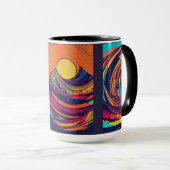 "Cosmic Vortex Tasse" Tasse (VorderseiteRechts)