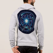 Cosmic Voyager Star Hoodie - Men's Celestial Galax (Rückseite)