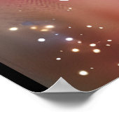 Cosmic Watercolor Poster (Ecke)