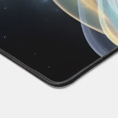 Cosmic Wave Galaxy Light Abstract Deck Mat Schreibtischunterlage (Ecke)