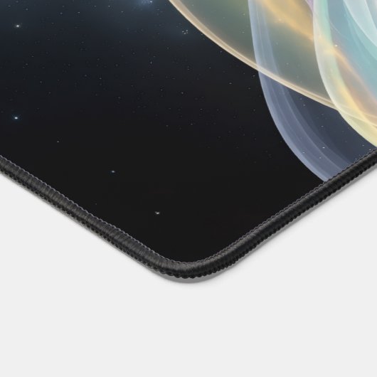 Cosmic Wave Galaxy Light Abstract Deck Mat Schreibtischunterlage (Ecke)