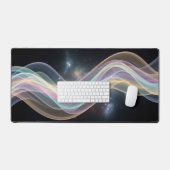Cosmic Wave Galaxy Light Abstract Deck Mat Schreibtischunterlage (Tastatur & Maus)