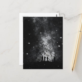 Cosmic Web & Starry Sky Postkarte