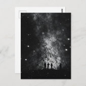 Cosmic Web & Starry Sky Postkarte (Vorne/Hinten)