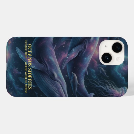 Cosmic Whale Galaxy Ocean Case-Mate iPhone Hülle (Rückseite (Horizontal))