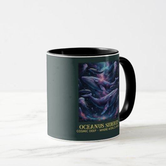 Cosmic Whale Galaxy Ocean Tasse (VorderseiteRechts)