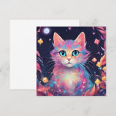 Cosmic Whiskers - Katzenmalerei (Vorne/Hinten)