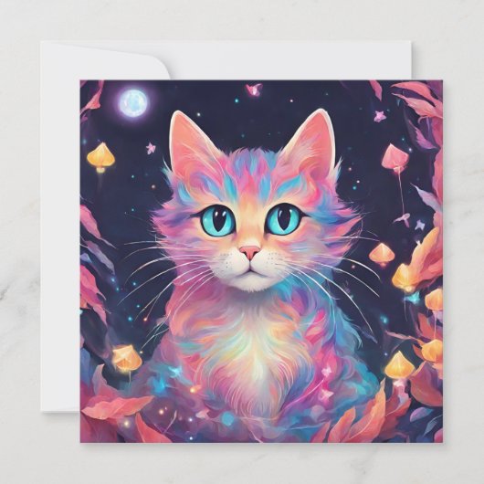 Cosmic Whiskers - Katzenmalerei (Vorderseite)