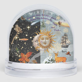 Cosmic Winter Snow Globe Schneekugeln