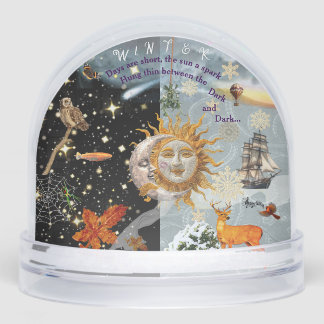 Cosmic Winter Snow Globe Schneekugeln