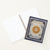 Cosmic Wonders Embroidered Sun and Planets Journal Notizblock (Innenseite)