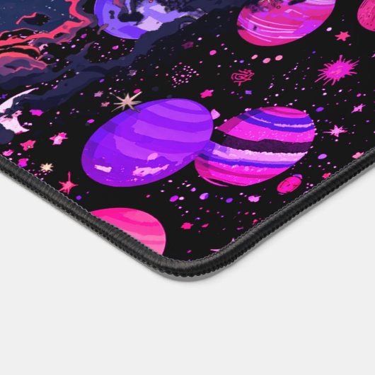 Cosmic Workspace Desk Pad Nebula, Planeten Schreibtischunterlage (Ecke)