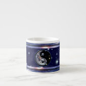 Cosmic Yin Yang Espressotasse (Vorderseite)