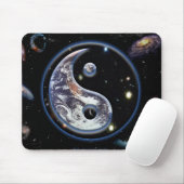 Cosmic Yin Yang Mousepad (Mit Mouse)