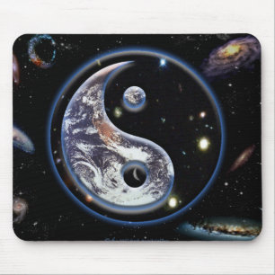 Cosmic Yin Yang Mousepad
