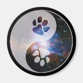 Cosmic Yin Yang Paw Magnet (Vorne)