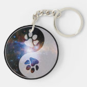 Cosmic Yin Yang Paw Schlüsselanhänger (Rückseite)