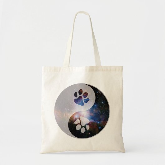 Cosmic Yin Yang Paw Tragetasche (Vorne)