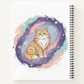 Cosmic Zodiac Cat Notebook Notizblock (Rückseite)