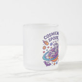 Cosmically Spooky Design Space Skeleton Halloween Mattglastasse (VorderseiteRechts)