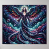 CosmicBubblesAngel Poster (Vorne)