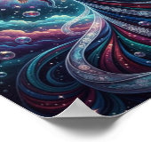 CosmicBubblesAngel Poster (Ecke)