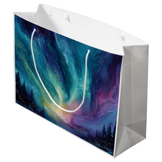 CosmicDream Große Geschenktüte (Rückseite Schrägansicht)