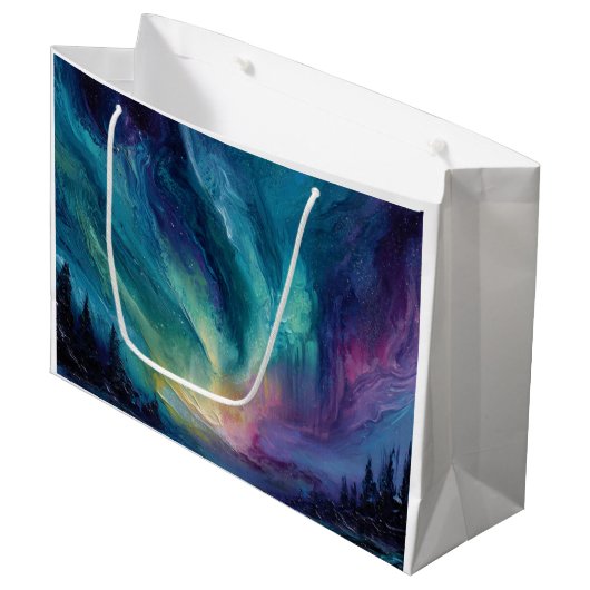 CosmicDream Große Geschenktüte (Vorderseite Schrägansicht)