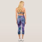 CosmicFlower Capri Leggings (Rückseite)