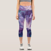 CosmicFlower Capri Leggings (Vorderseite)