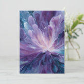 CosmicFlower Dankeskarte (Stehend Vorderseite)