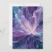 CosmicFlower Dankeskarte (Rückseite)