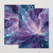 CosmicFlower Postkarte (Vorne/Hinten)