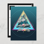 Cosmico-Pflanze Postkarte (Vorne/Hinten)