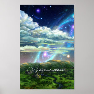 Cosmis stars galaxie fantasy poster