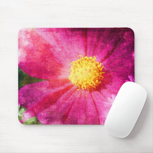 Cosmo-Blume Mousepad (Mit Mouse)