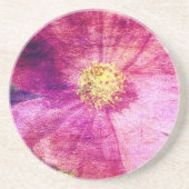 Cosmo-Blume Sandstein Untersetzer (Vorne)