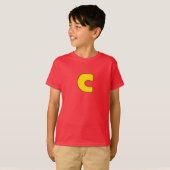 Cosmo Cat-Logo für Kinder T - Shirt (Vorne ganz)