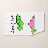 Cosmo Cocktail am Tag, Pickleball Limes Badhandtuch Set (Handtuch)